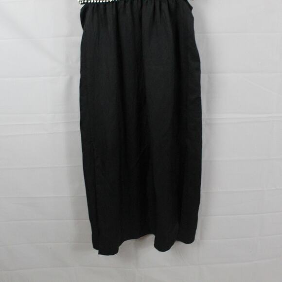 Sandro Dress 38 6 Crystal Embellished Crinkled Satin Twill Midi Party Luxury - Picture 5 of 14